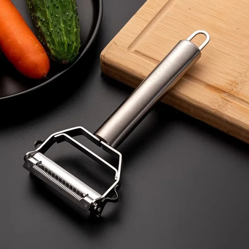 High Quality Stainless Steel Potato Cucumber Carrot Grater Julienne Peeler Vegetables Fruit Peeler Vegetable Slicer