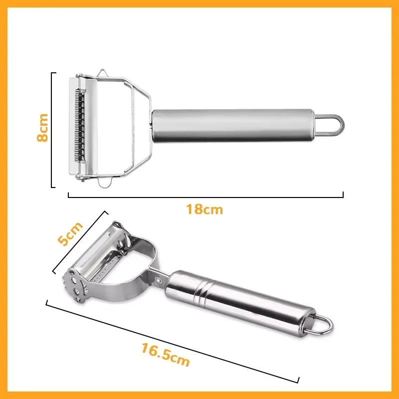High Quality Stainless Steel Potato Cucumber Carrot Grater Julienne Peeler Vegetables Fruit Peeler Vegetable Slicer